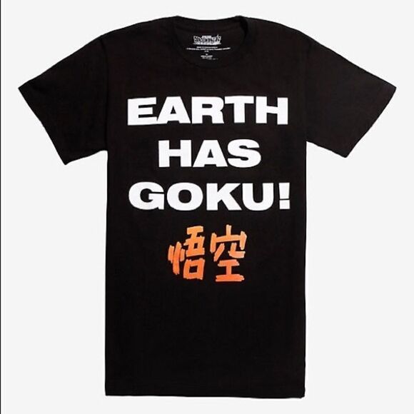 DRAGON BALL SUPER: THE EARTH HAS GOKU T-Shirt - Picture 1 of 4